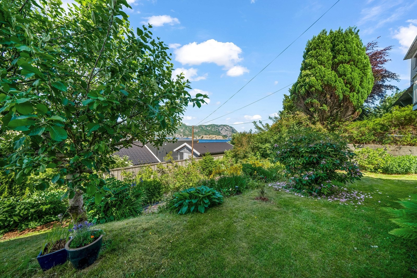 Tomta har boltreplass med rom for lek og moro. Galleribilde