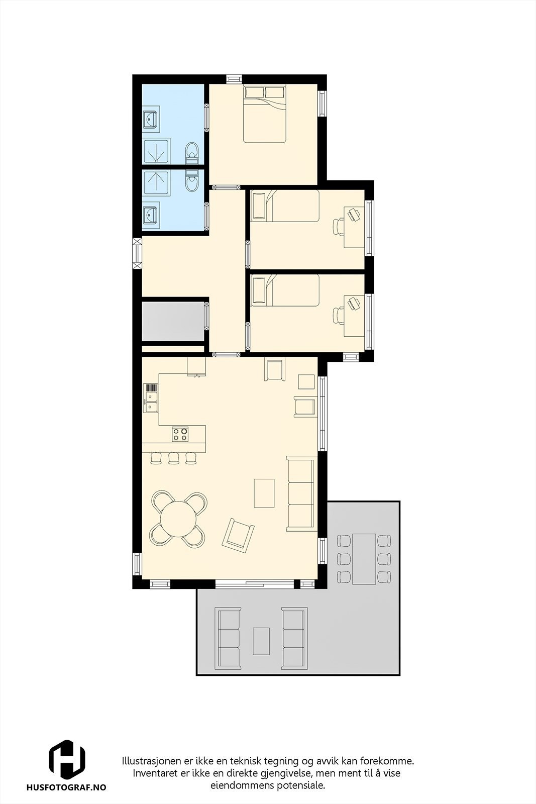 Plantegning Galleribilde