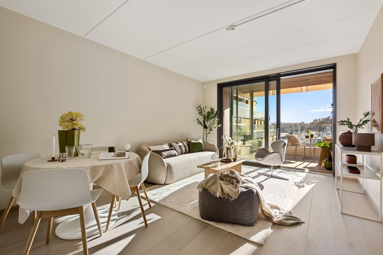 Attraktiv 3-roms med en gjennomtenkt og arealsmart planløsning Galleribilde