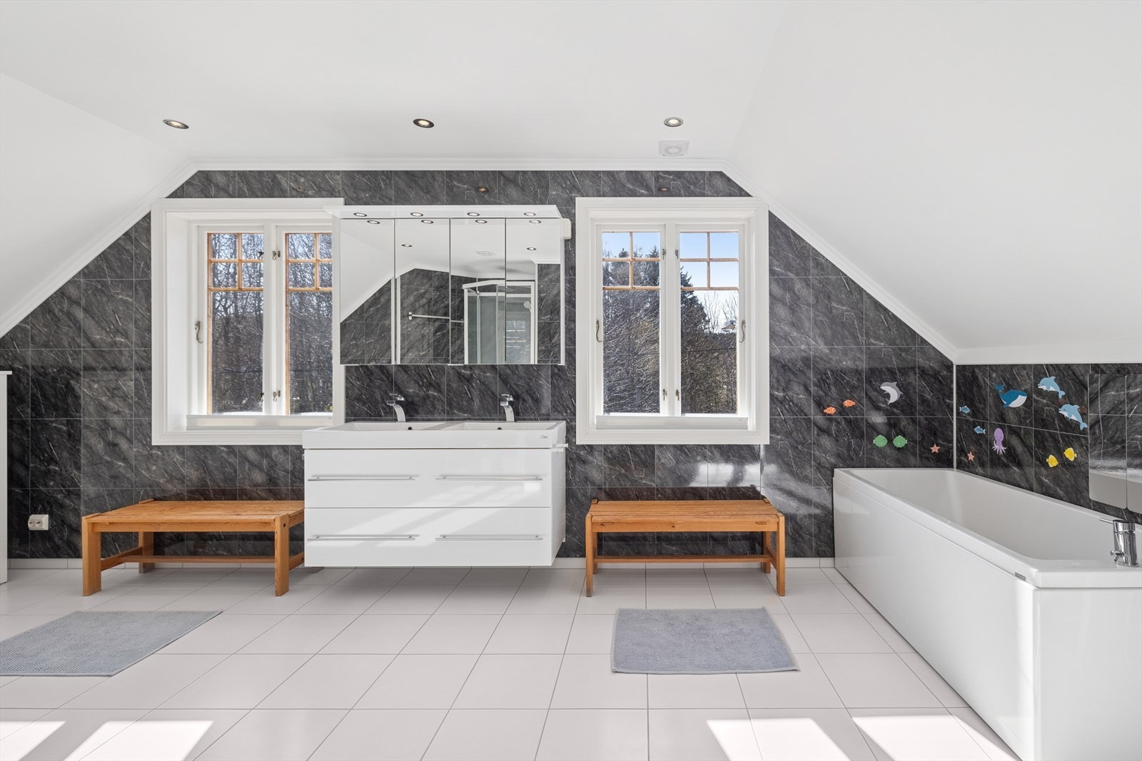 Stort baderom i 2. etg. Galleribilde