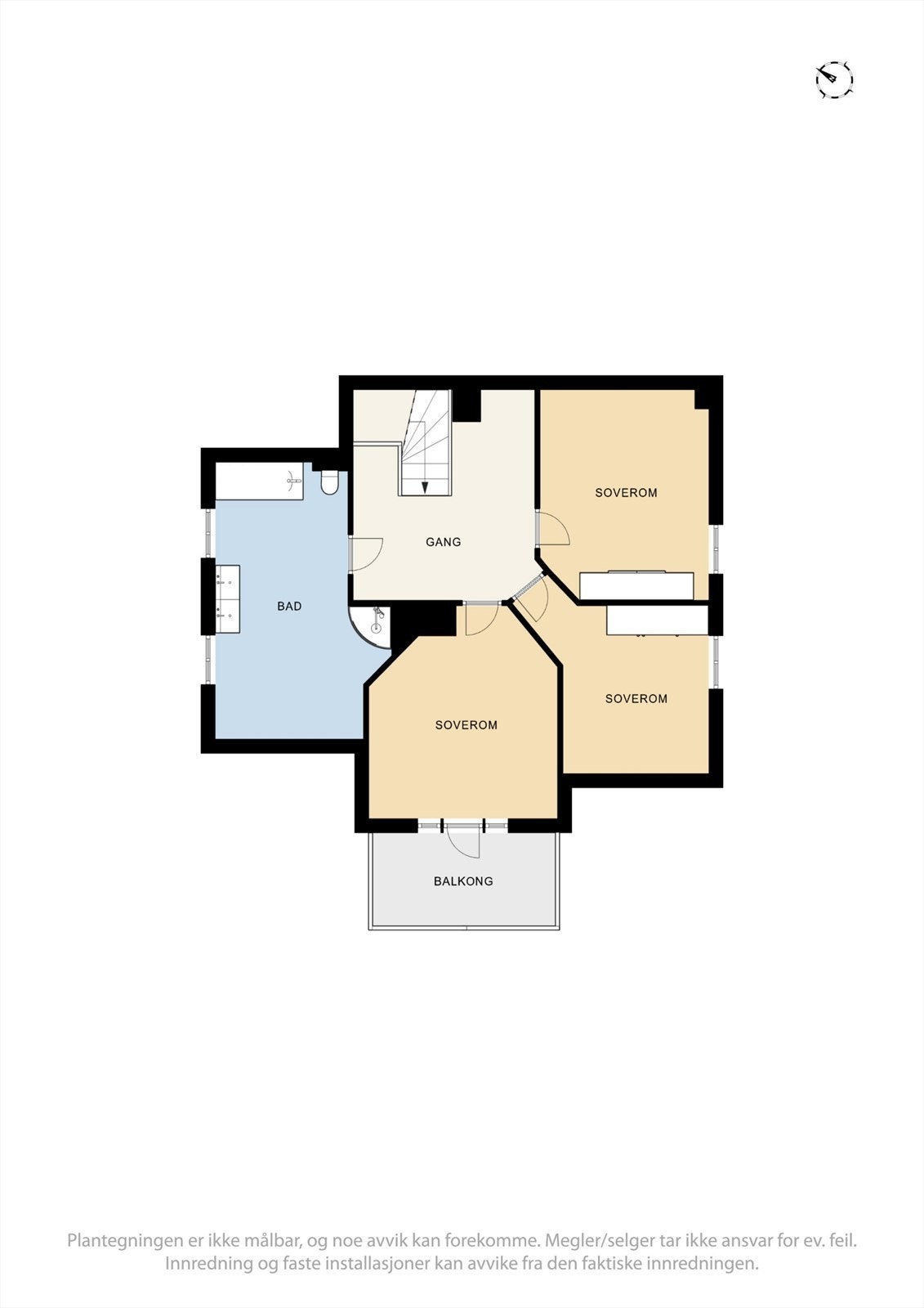 2. etg. hoveddel. Galleribilde