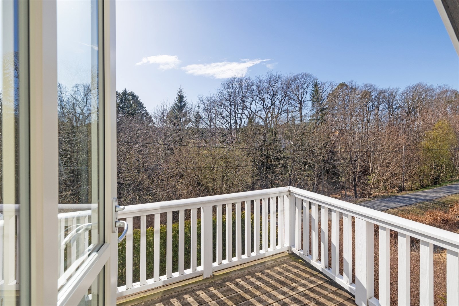 Utsikt fra balkong. Galleribilde