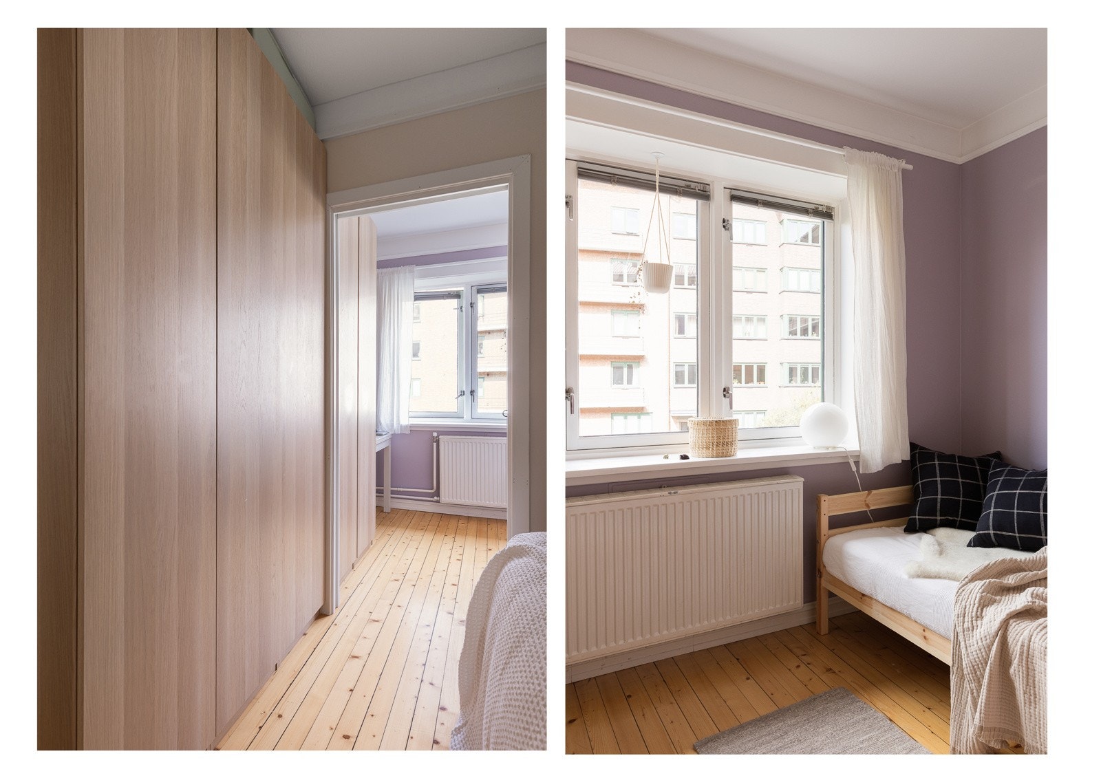 Soverommet vender mot det rolige gårdsrommet. Galleribilde