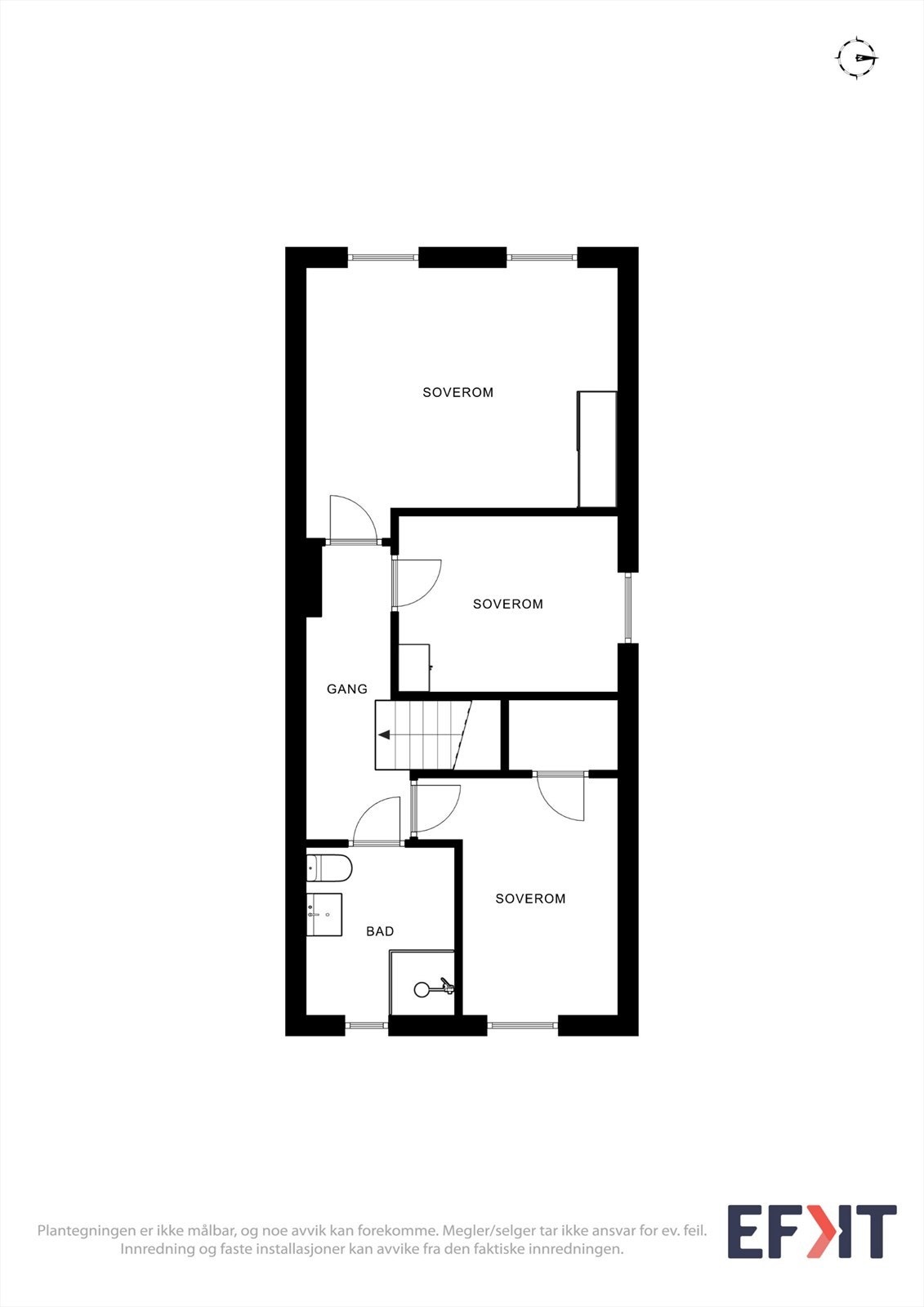 Plantegning 2. etasje Galleribilde