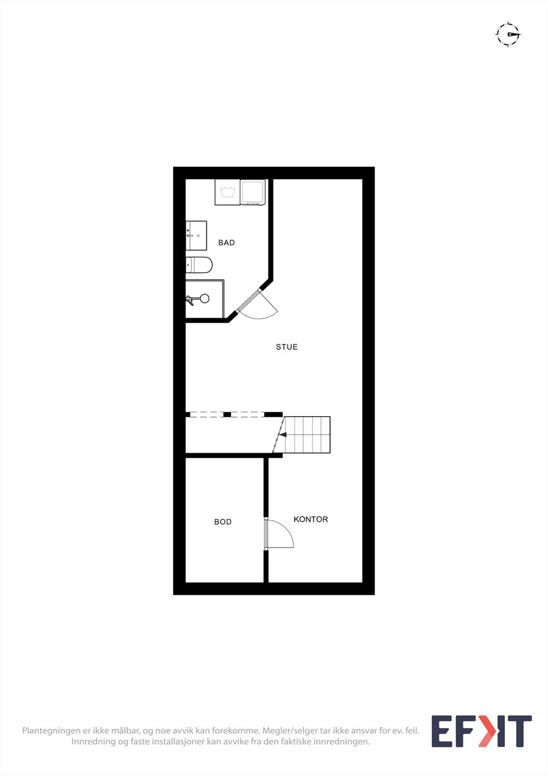 Plantegning kjeller Galleribilde