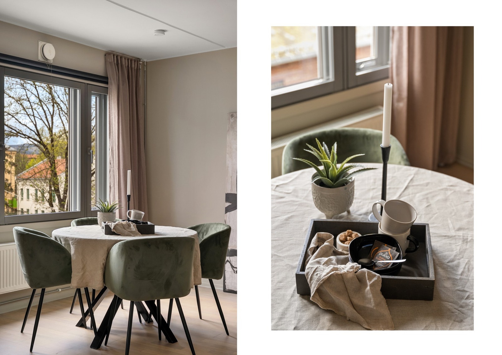 God plass for en spisegruppe i stuen Galleribilde