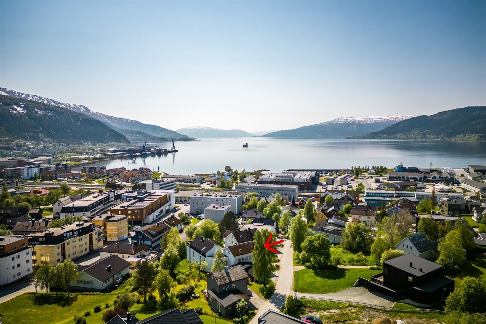 Byens desidert mest attraktive og dyreste boligstrøk. Galleribilde