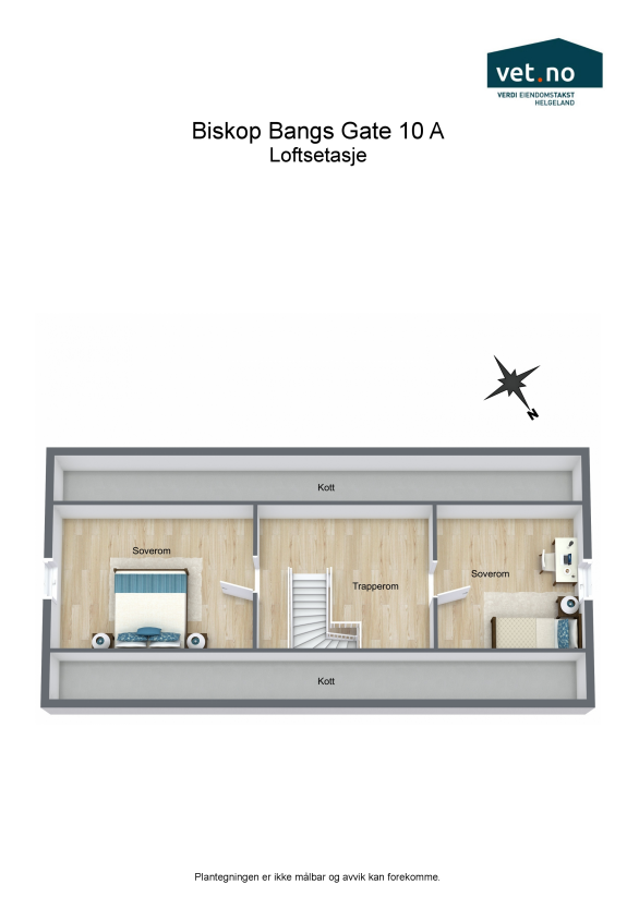 3D - Loftsetasje. Galleribilde