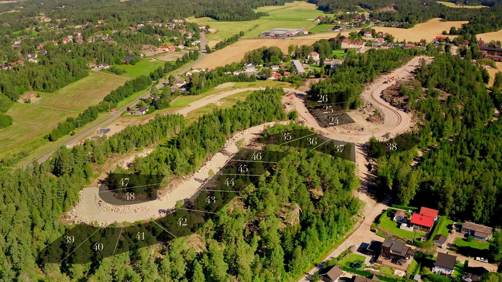 Det er totalt 17 enebolig tomter Galleribilde