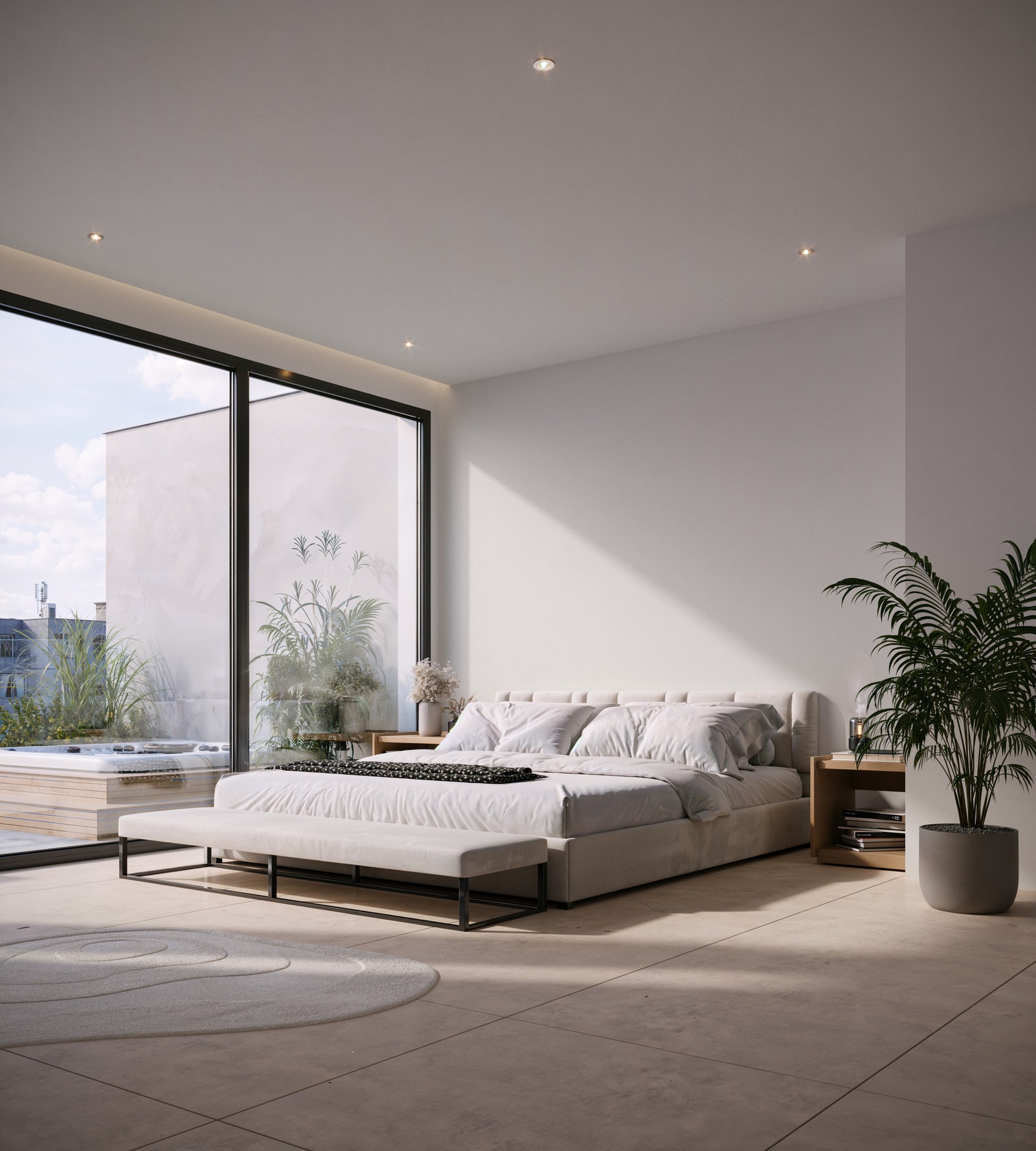 Illustrasjon (fra toppleilighet) med forbehold om at avvik vil kunne forekomme Galleribilde