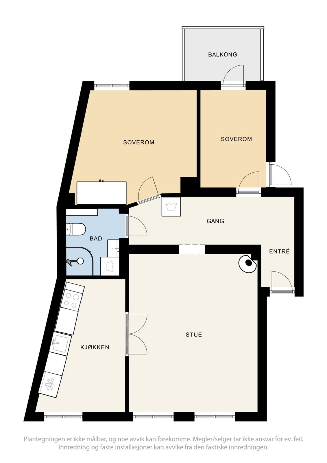 Alternativ plantegning. Galleribilde