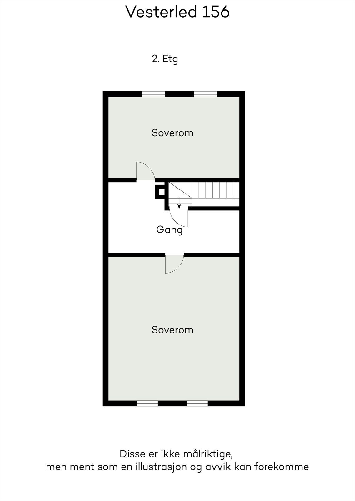Plantegning 2. etasje Galleribilde
