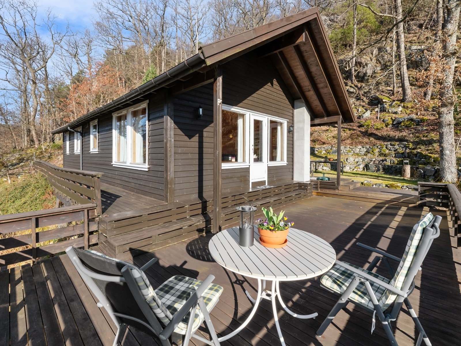 Her ligger alt til rette for flotte dager dager i solen Galleribilde