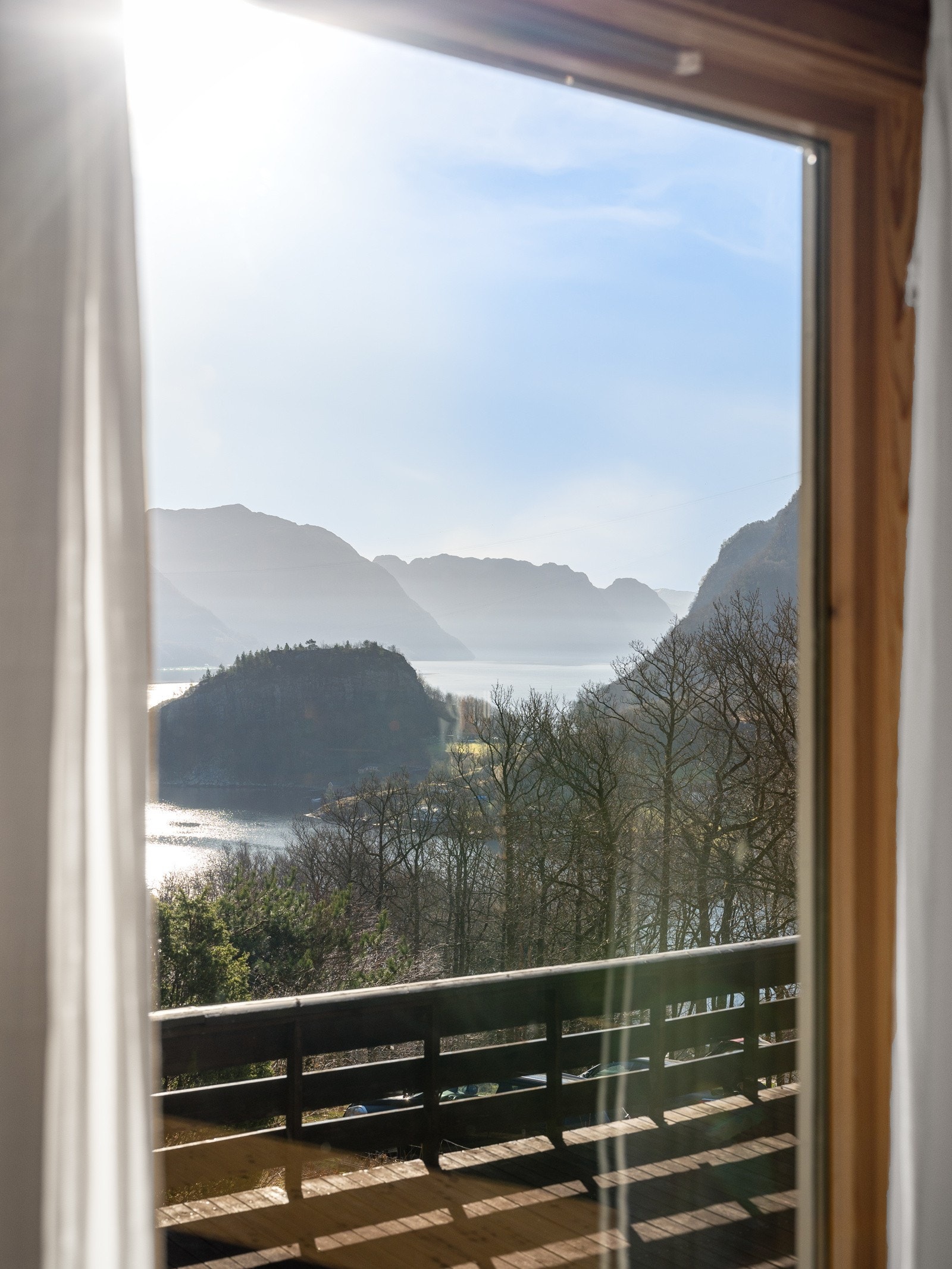 Flott usikt fra stue Galleribilde