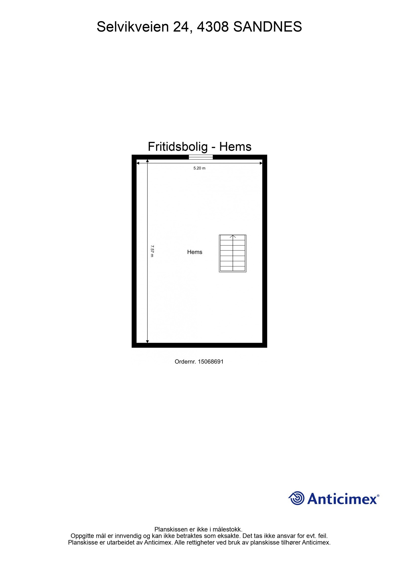 Plantegning hems Galleribilde