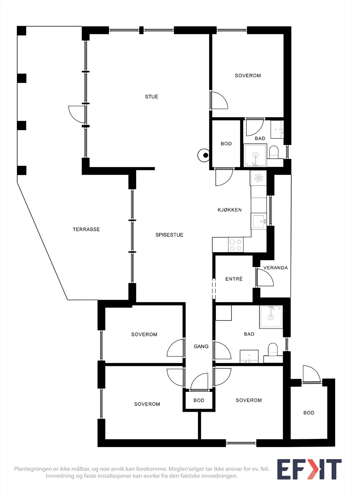 Plantegning. Galleribilde