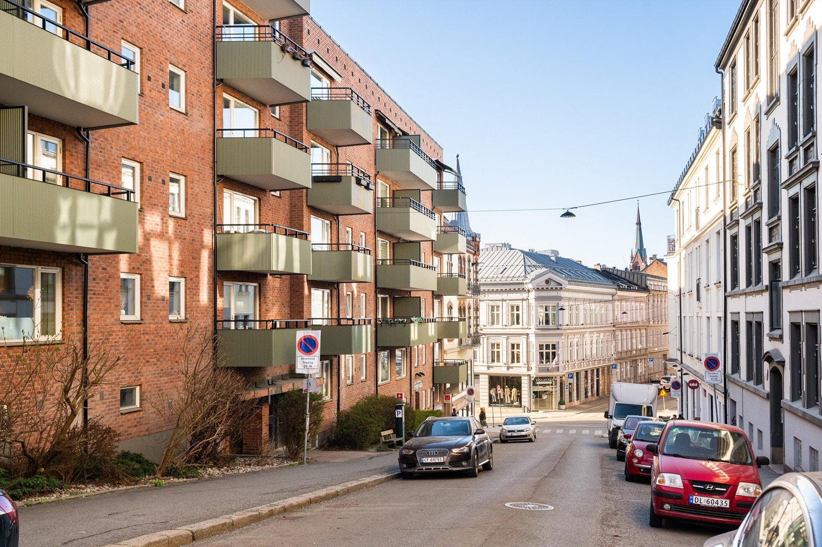 Fasade mot Rosenborggata Galleribilde