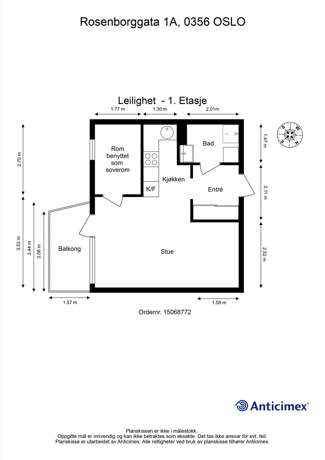 Plantegning Galleribilde