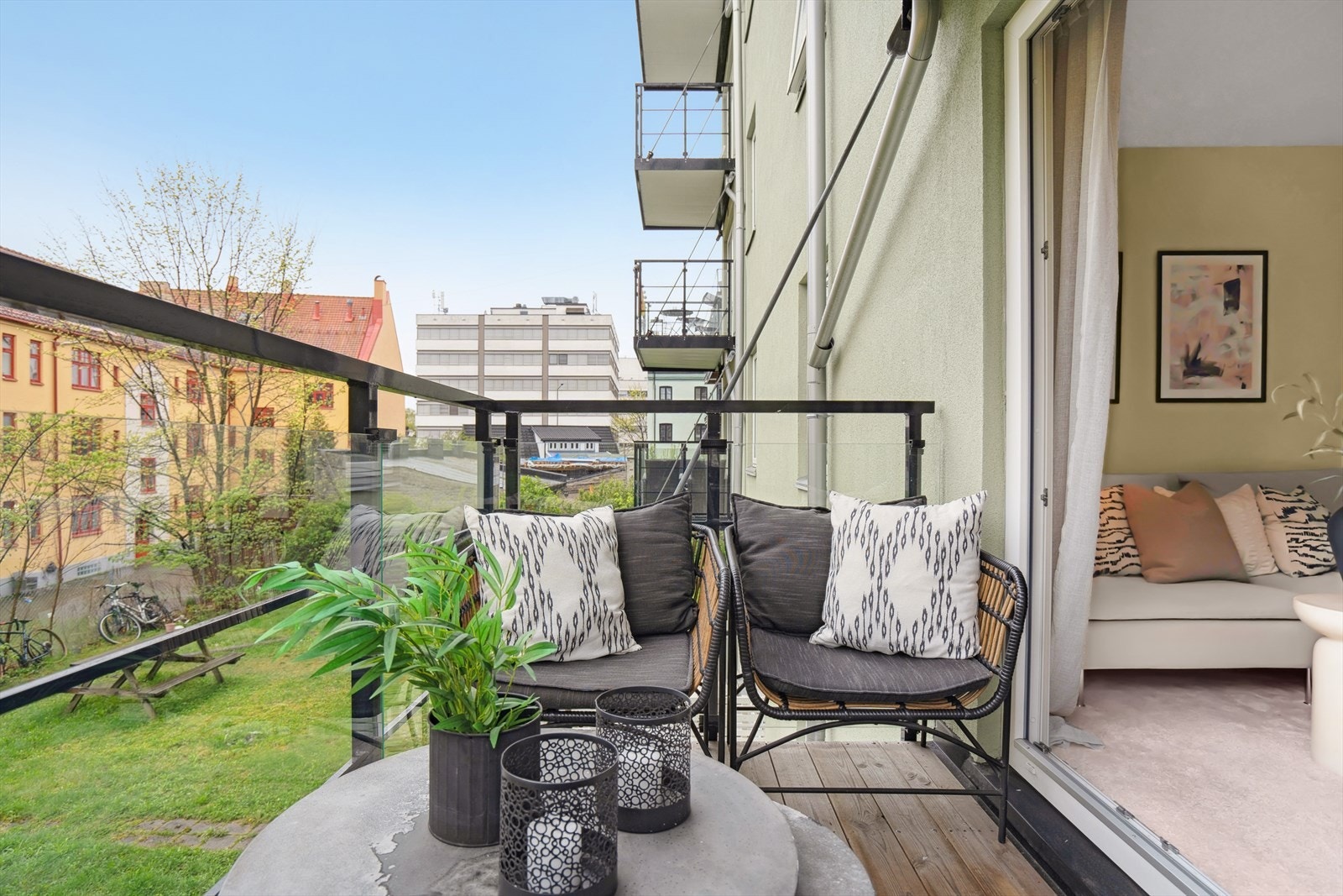 Her kan man nyte fine vår- og sommerdager. Galleribilde