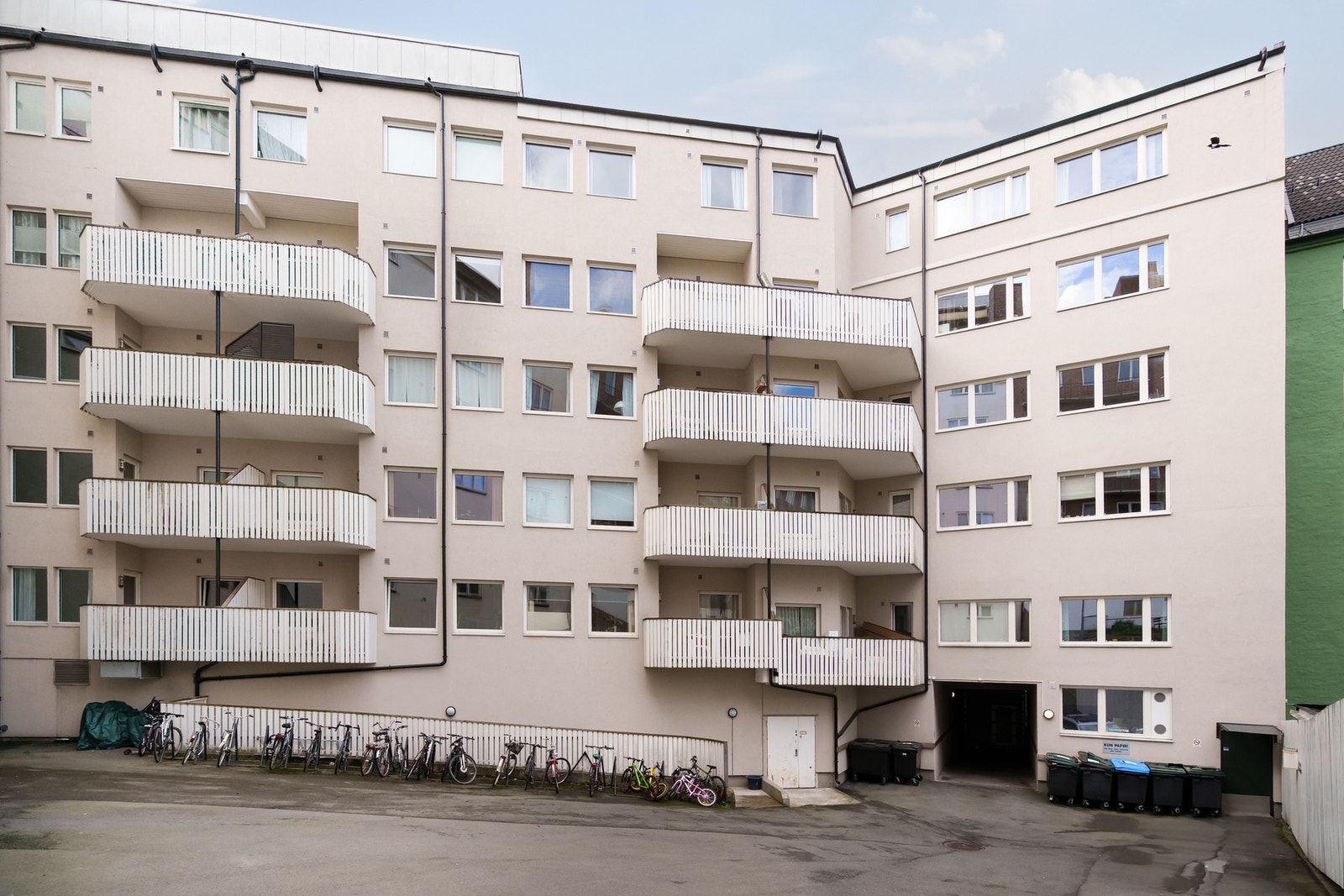 Fasaderehabilitering utført i 2014. Galleribilde