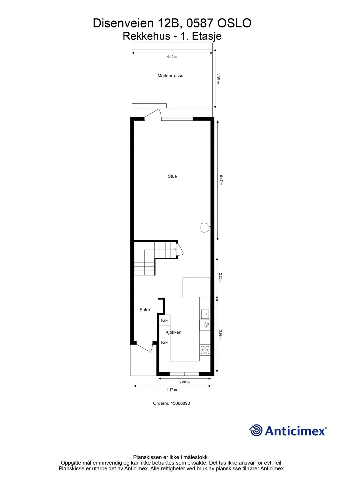 Plantegning 1. Etasje Galleribilde