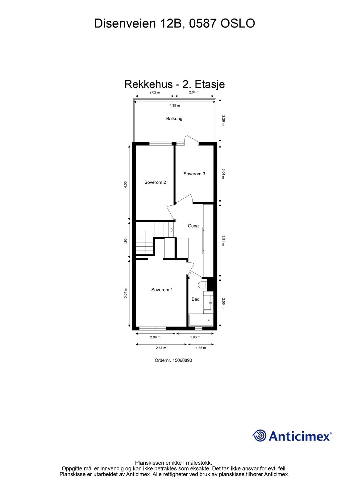 Plantegning 2. Etasje Galleribilde