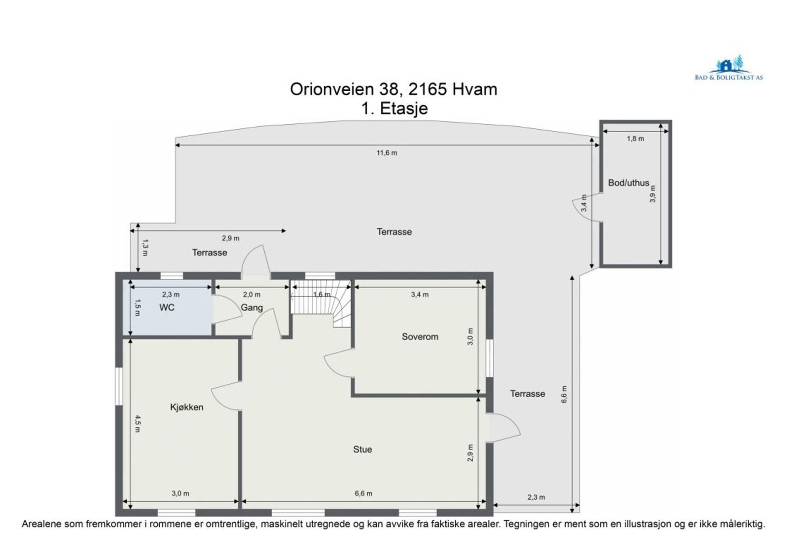 Plantegning 1.etasje. Galleribilde