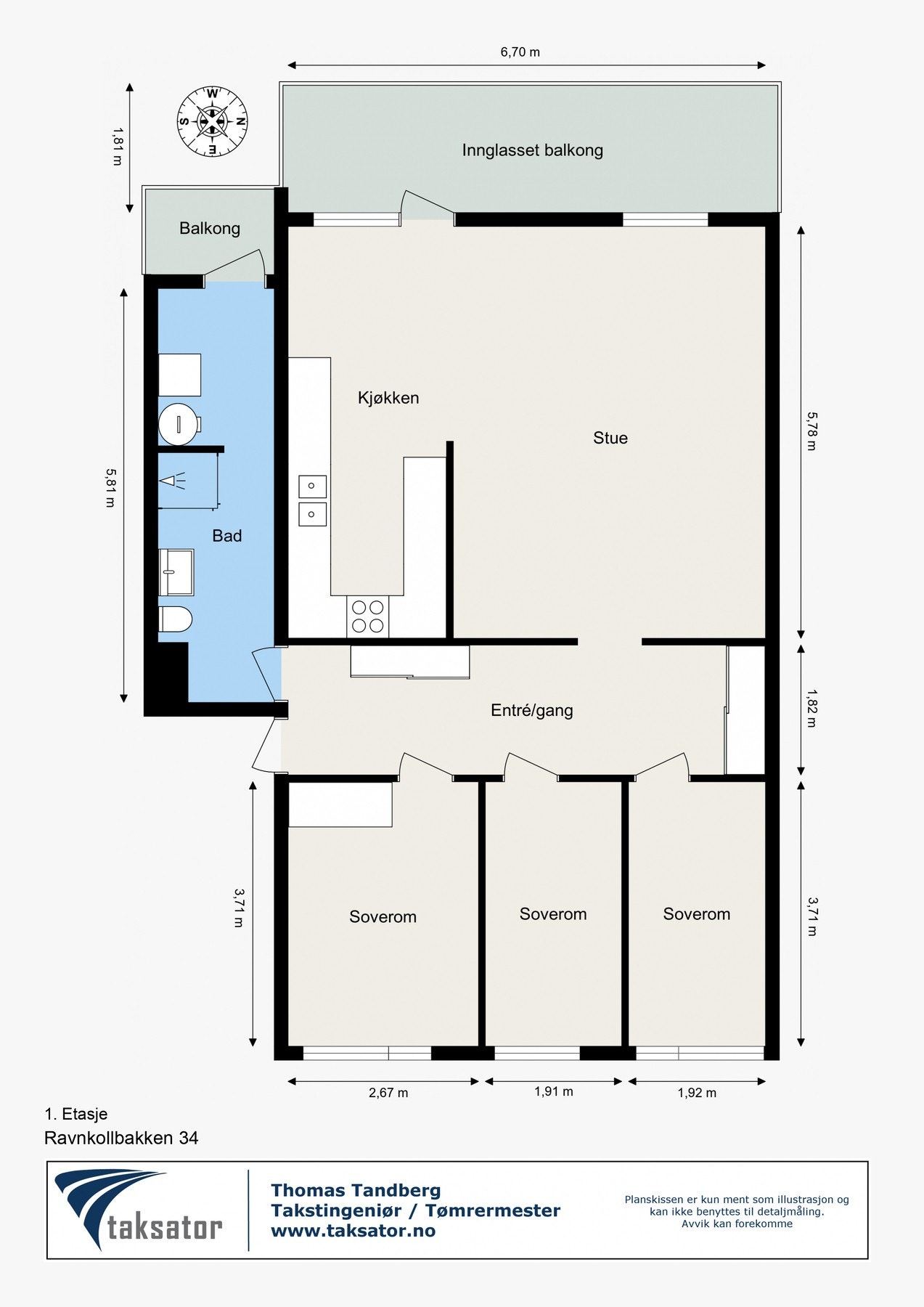 Planløsning. Galleribilde