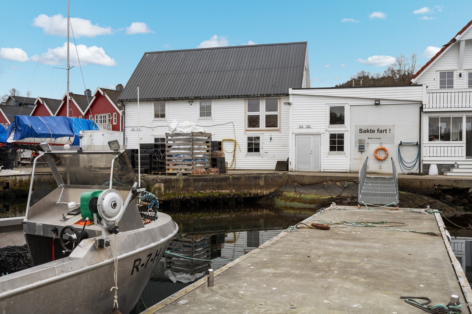 Fra flytebryggen Galleribilde