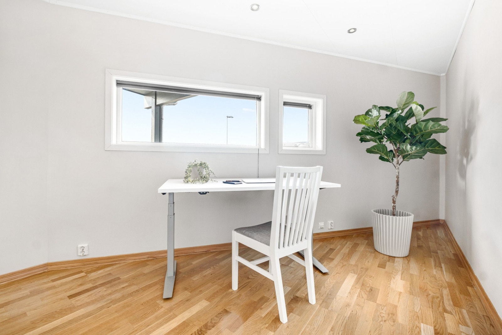 Fleksibelt soverom som i dag benyttes som kontor . Galleribilde