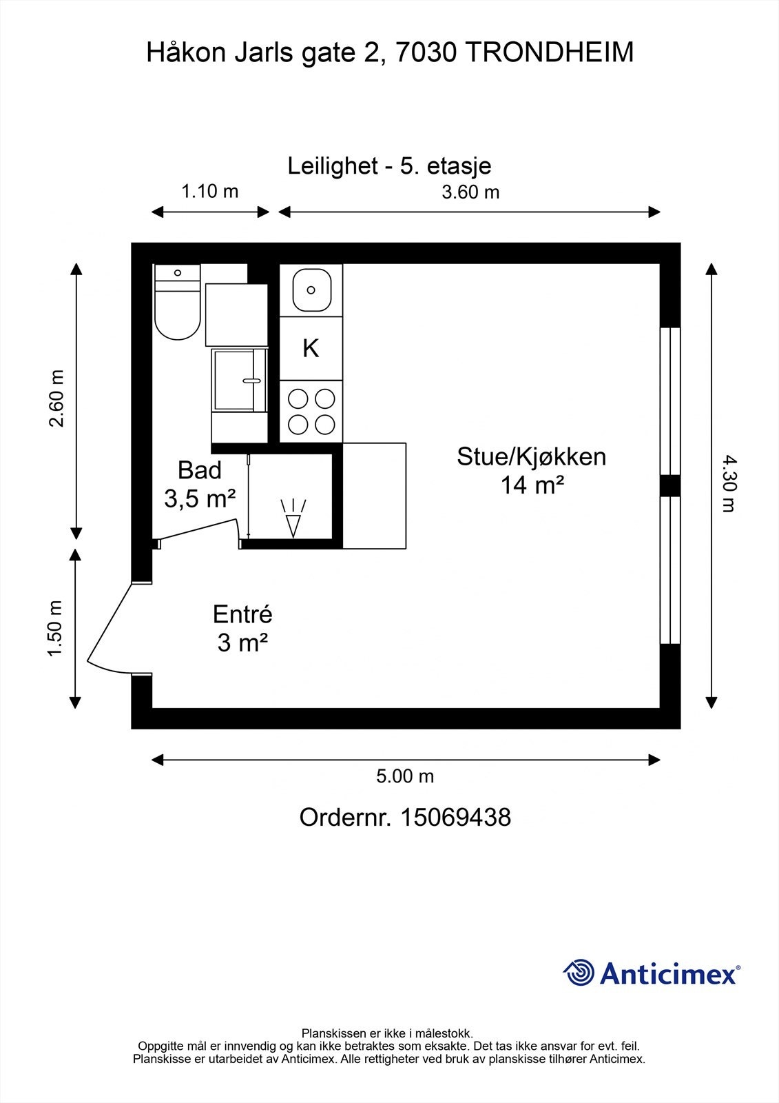 Planskisse Galleribilde