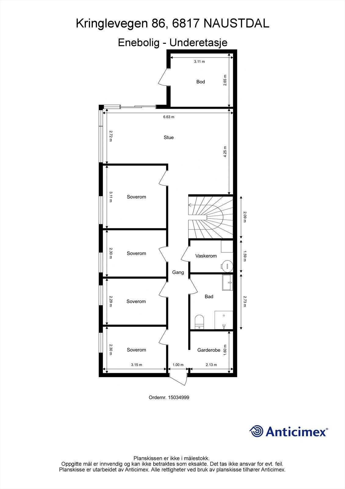 - Plantegning u.etg - Galleribilde