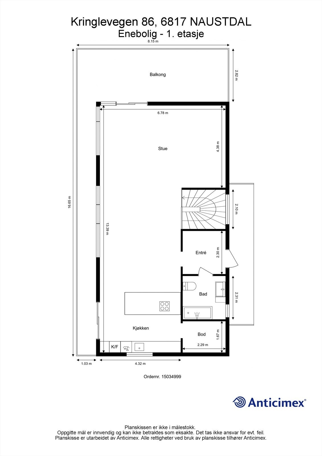 - Plantegning 1.etg - Galleribilde