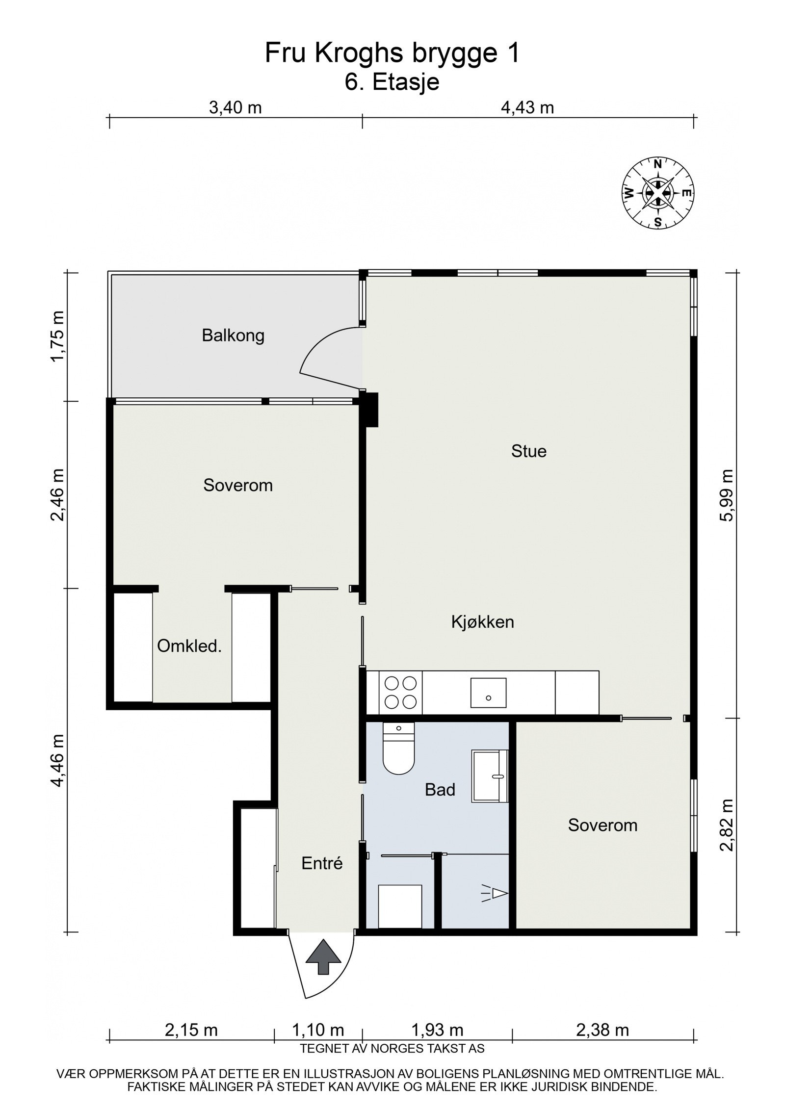 Plantegning Galleribilde
