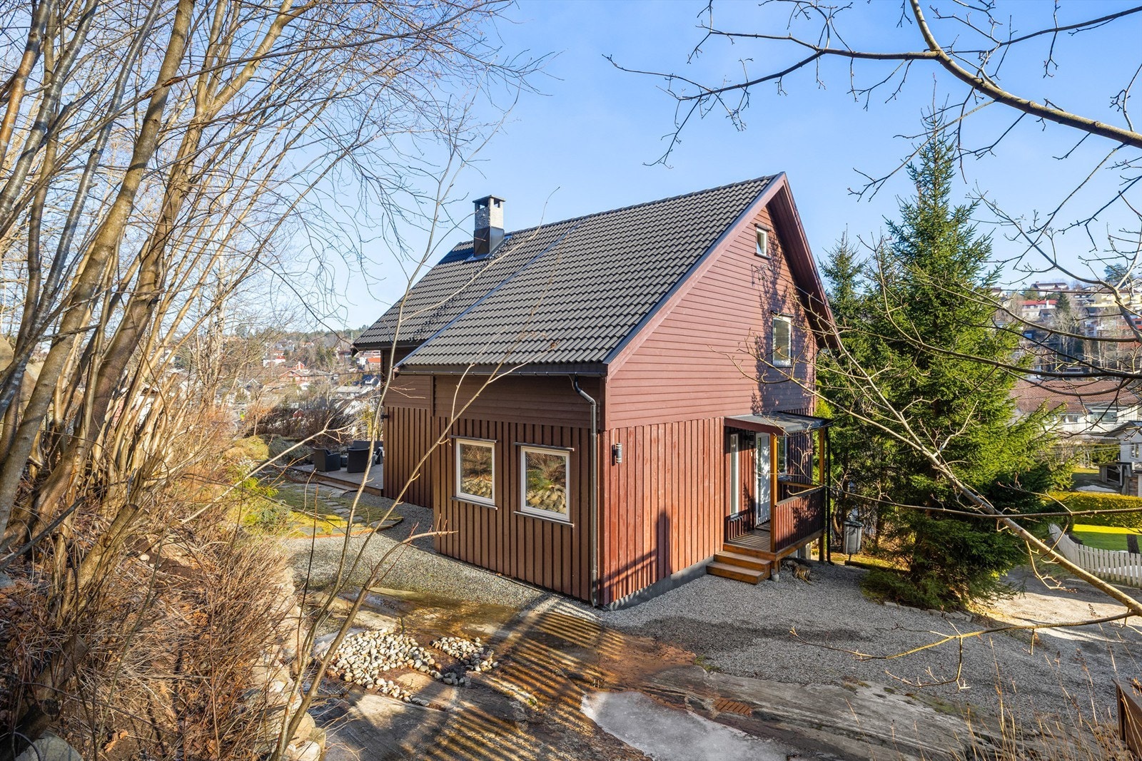 Eiendommen med parkering Galleribilde