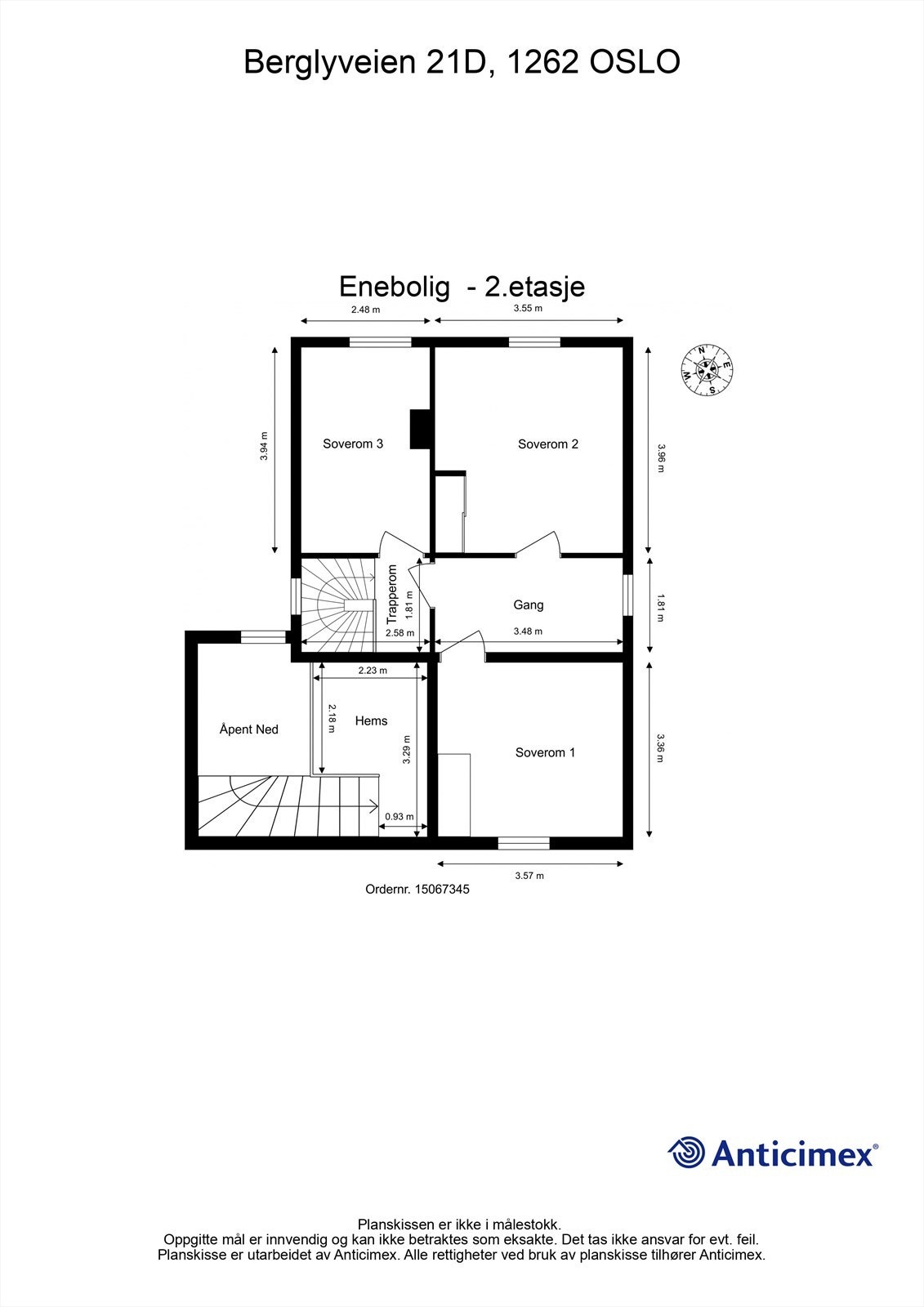 Plantegning 2. Etg. Galleribilde