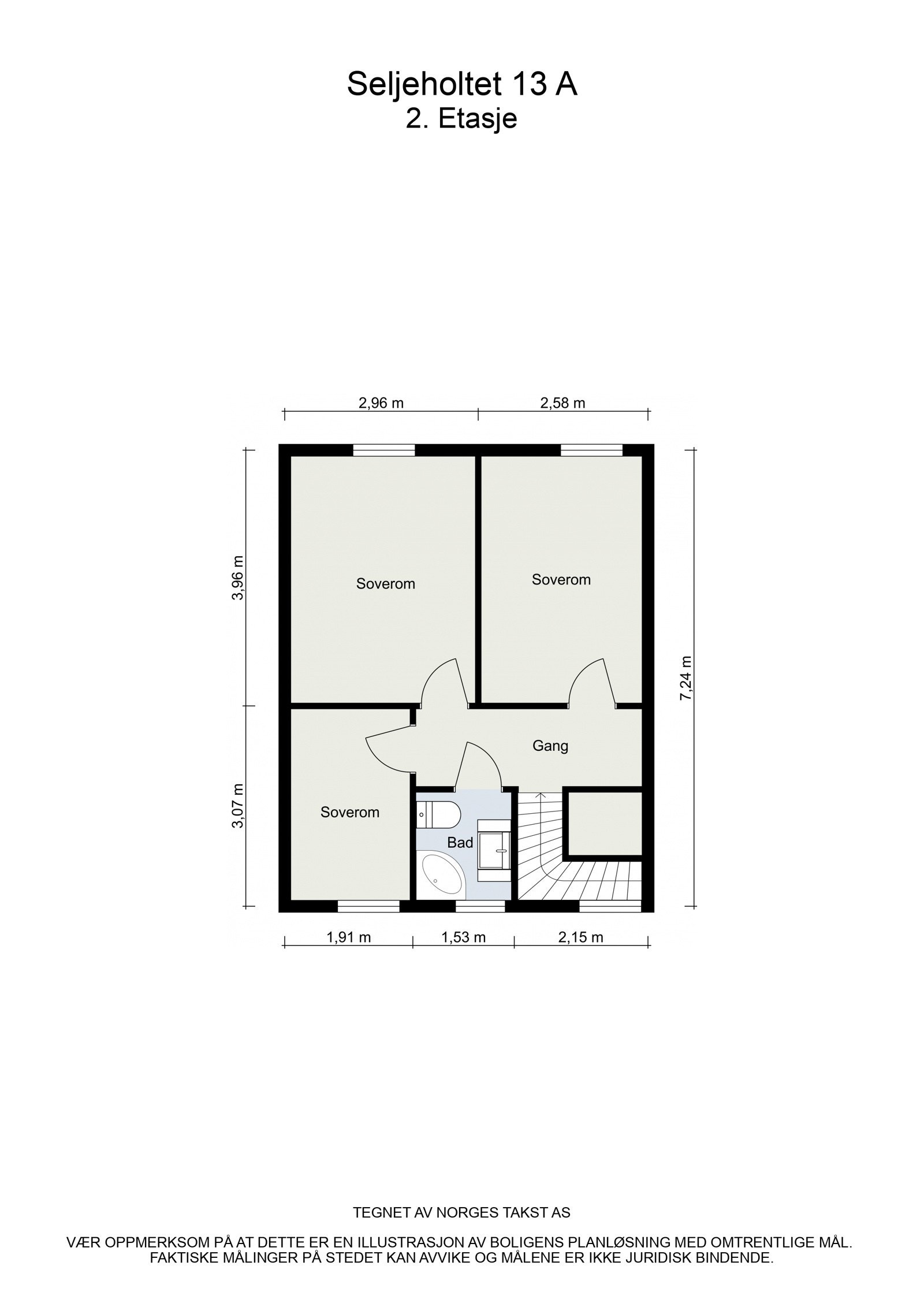 Plantegning 2. Etasje Galleribilde