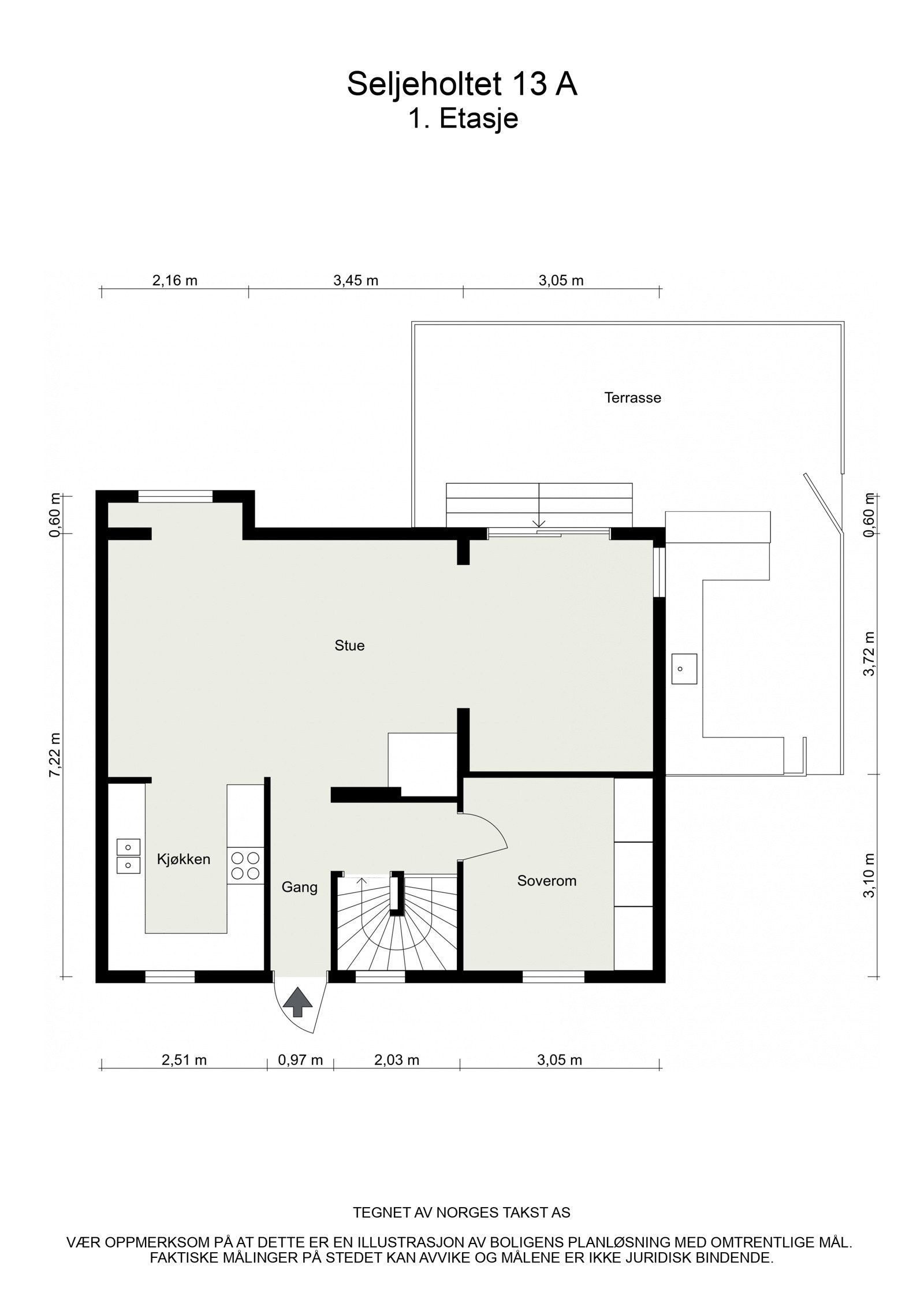 Plantegning 1. Etasje Galleribilde