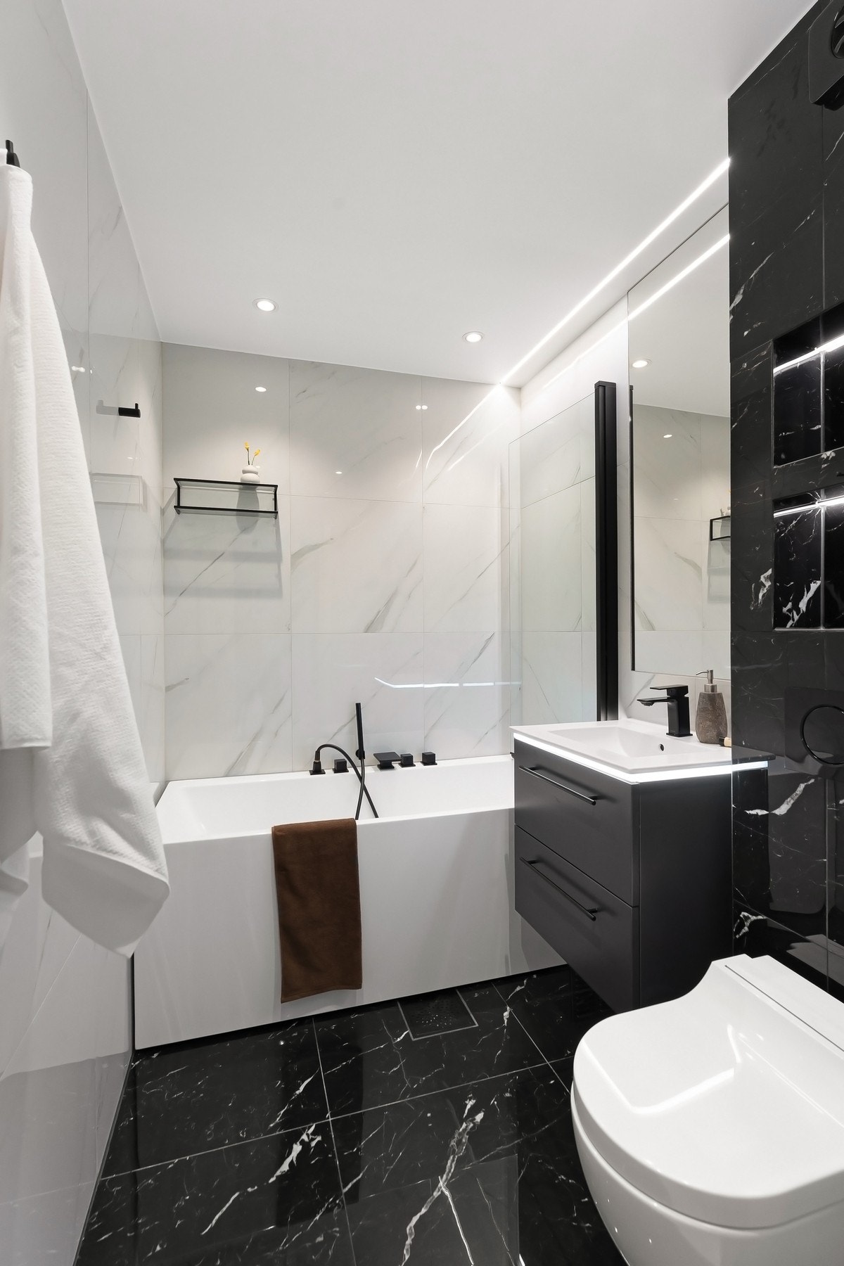 Lekkert bad som ble pusset opp i 2021. Galleribilde