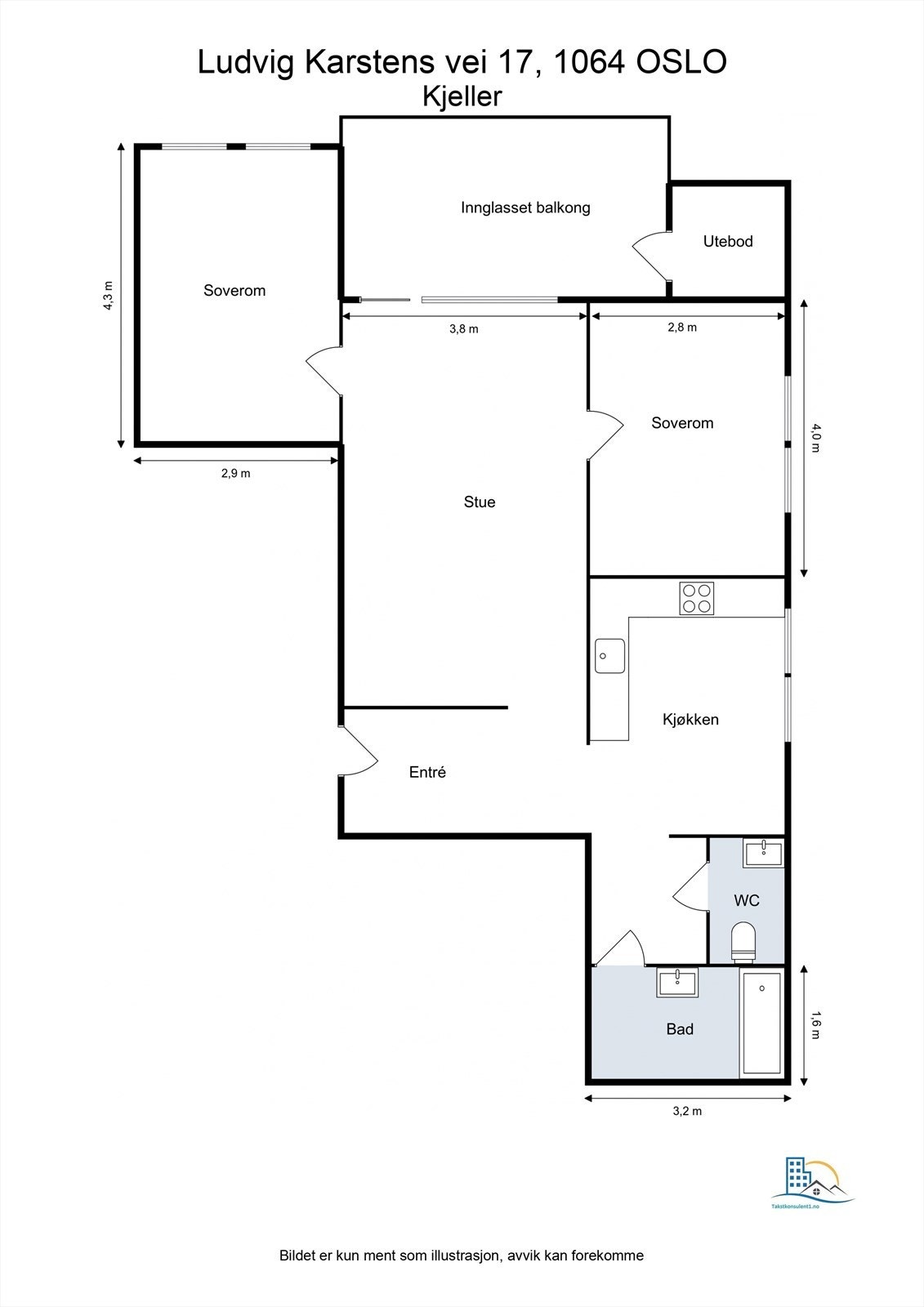 Plantegning Galleribilde