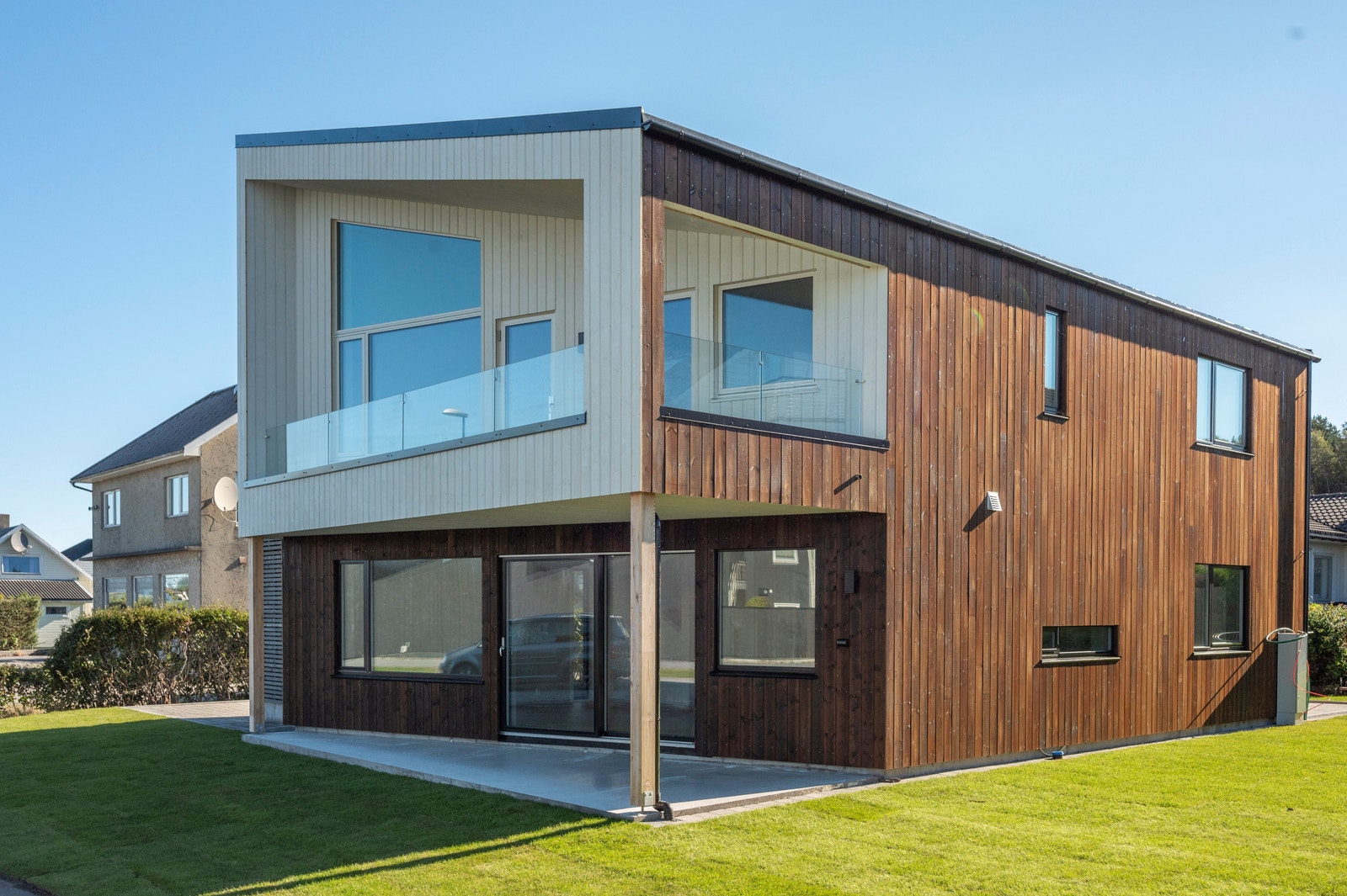 Illustrasjonsbilder hentet fra tilsvarende bolig bygget annet sted. Galleribilde