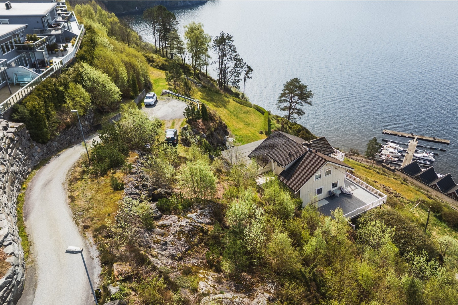 Eiendommen har en meget fredelig beliggenhet. Galleribilde