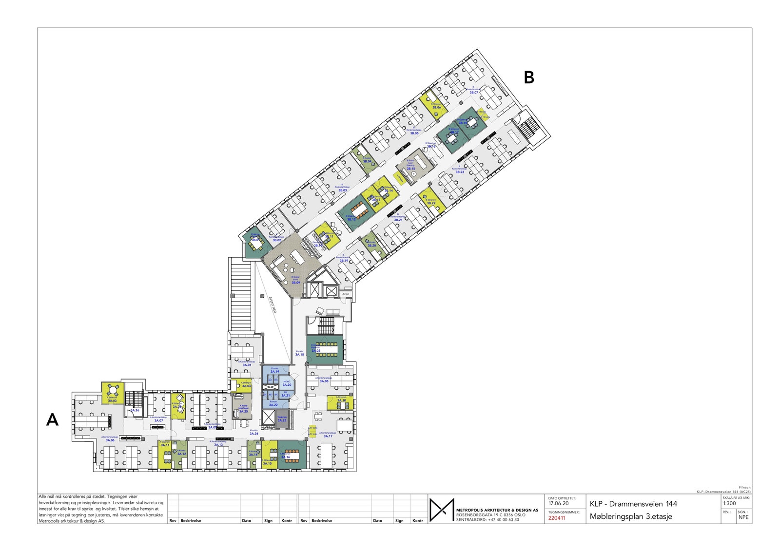 3. etg møbleringsforslag Galleribilde