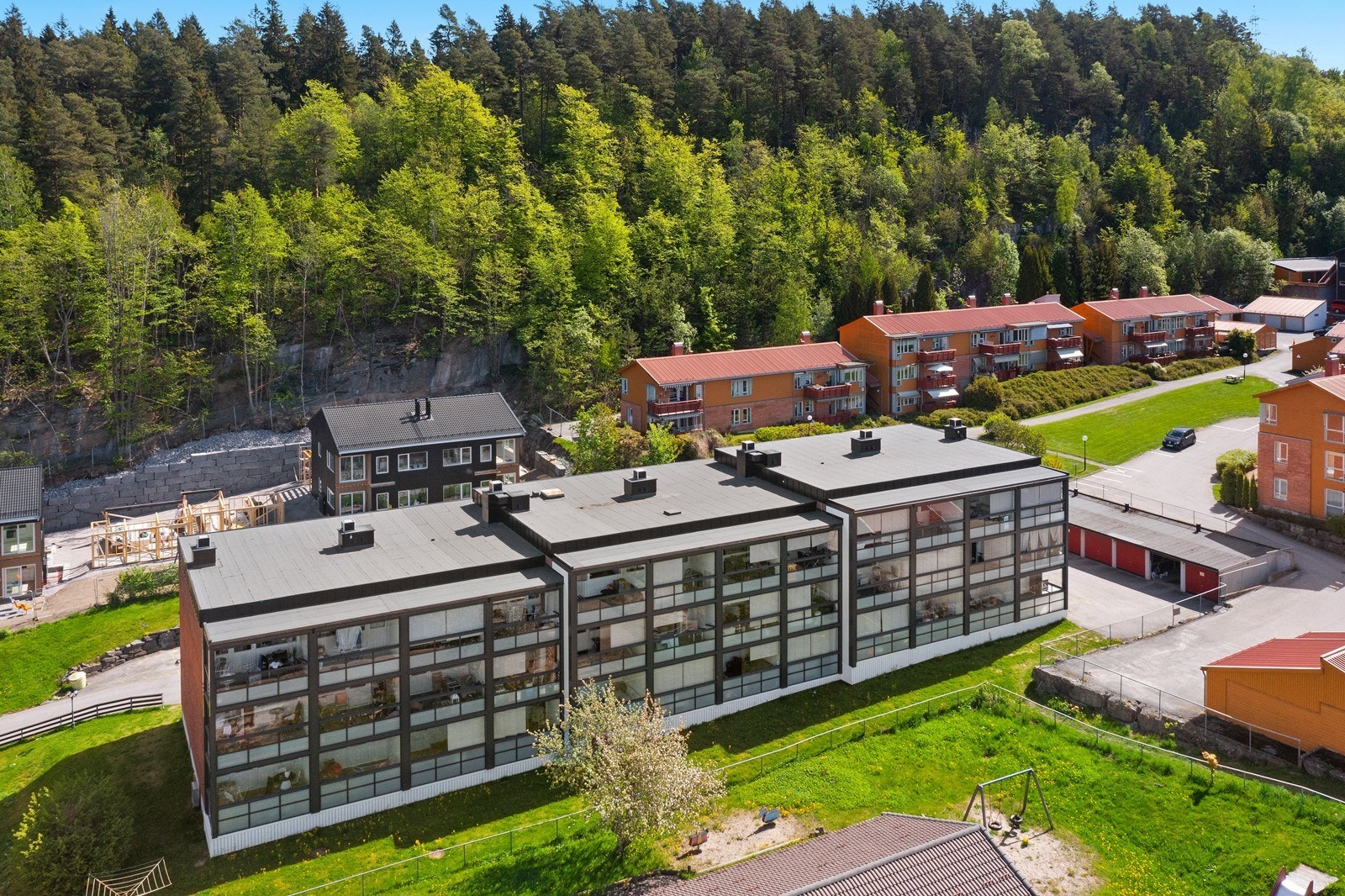 Balkonger og fasade ble i 2022 renovert i regi av borettslaget Galleribilde