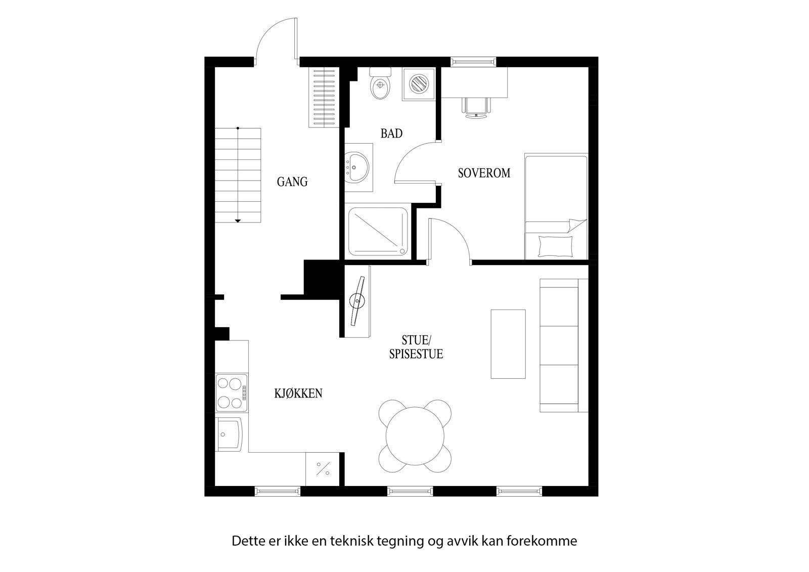 Plantegning 2. etasje. Galleribilde