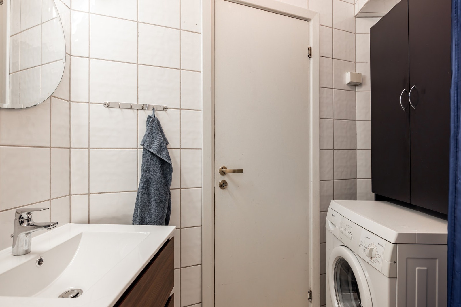 Det er også opplegg for vaskemaskin. Galleribilde