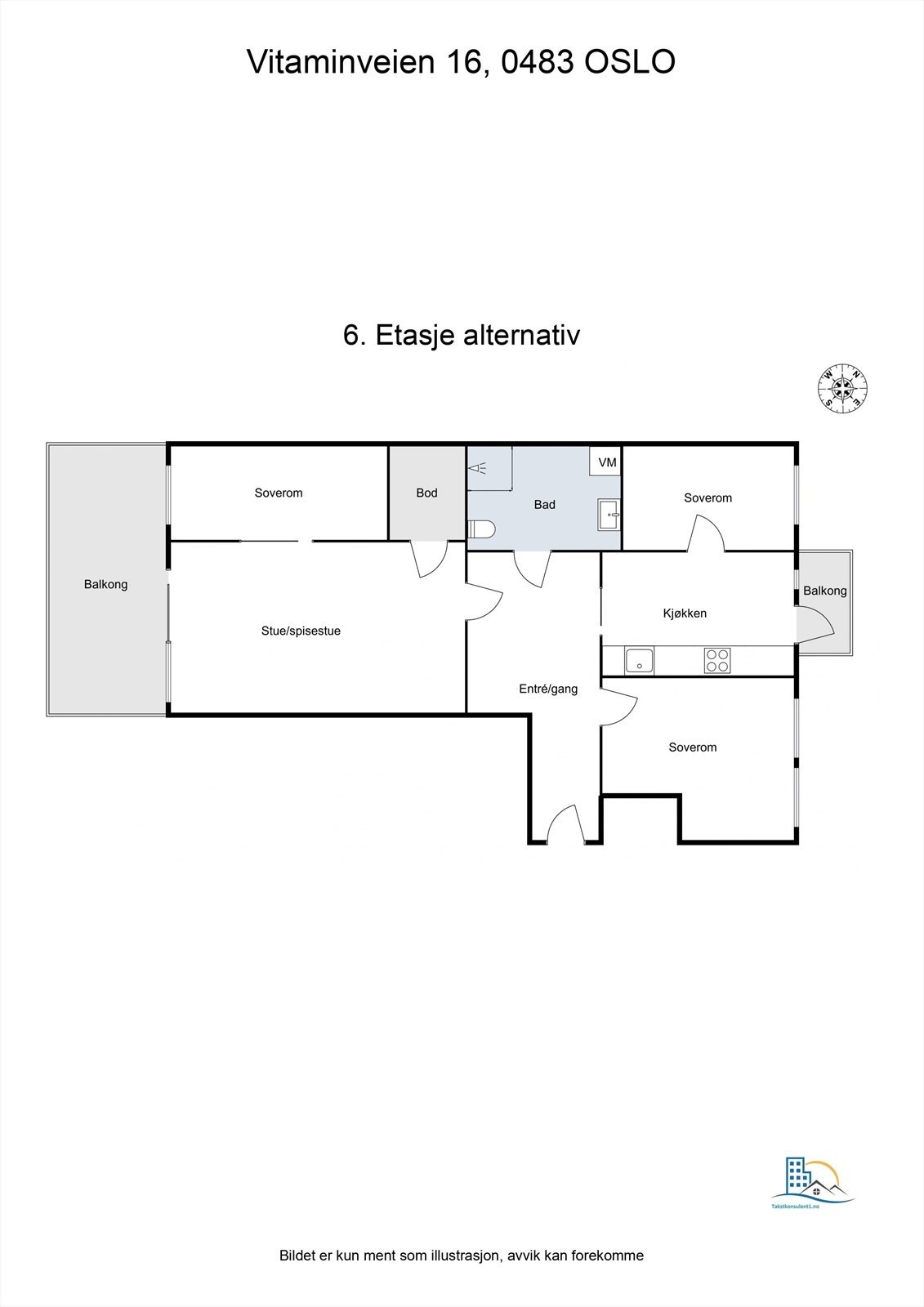 Alternativ plantegning. Galleribilde