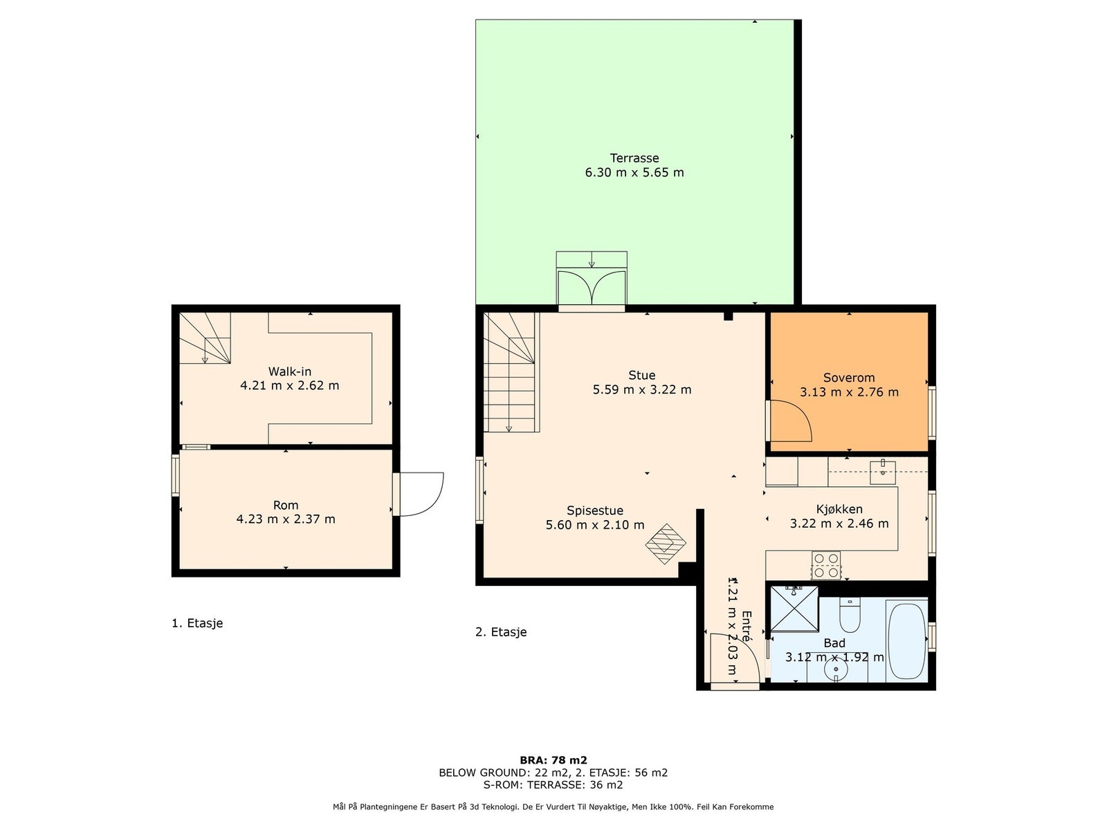 Plantegning. Galleribilde
