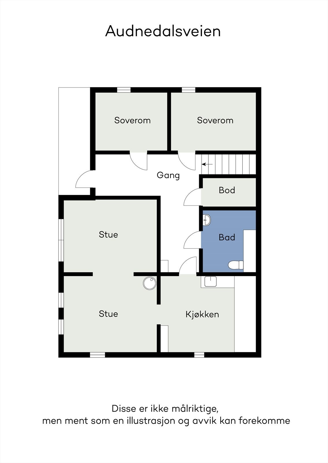 Plantegning 3 etg Galleribilde