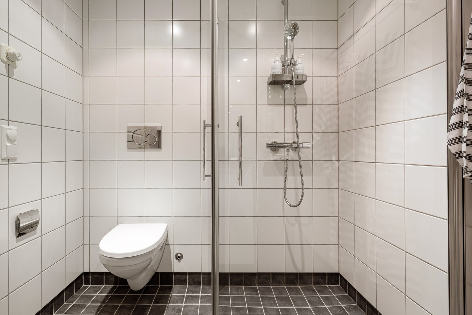 Vannbåren gulvvarme på bad. Galleribilde